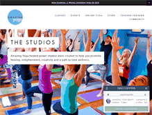 Tablet Screenshot of amazingyoga.net